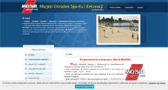 Desktop Screenshot of mosir-siemiatycze.info