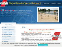 Tablet Screenshot of mosir-siemiatycze.info